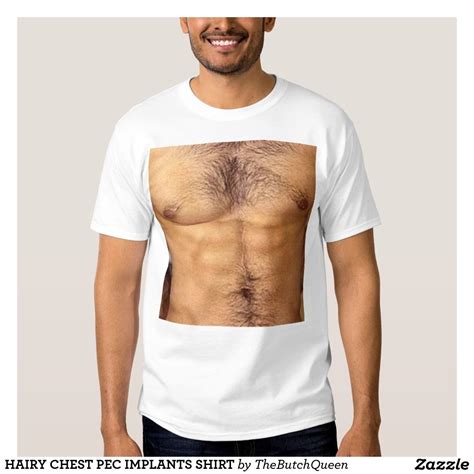 fake chest hair shirt